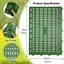 VVDZA Sapling Tree Cover, Xanh Dày Thân Cây Bảo Vệ, Cao Cấp Có Khóa PP Có Thể Điều Chỉnh Bảng Cây Sân Vườn Cảnh Quan Ngoài Trời