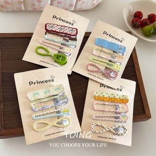 Yoing / Phong Cách Mới Dễ Thương Chấm Bi Nơ Tóc Nữ Gãy Tóc Mỏ Vịt Kẹp Phụ Kiện Tóc