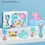 MỚI 1 / 7 Chiếc Sơ Sinh Cảm Giác Miếng Dán Trò Chơi Phát Triển Cho Bé Lục Lạc Đồ Chơi Giáo Dục Trẻ Sơ Sinh Đồ Chơi Cho 0 6 12 Tháng SKY