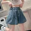 Quần short Denim eo co giãn mùa hè Quần năm điểm dành cho nữ