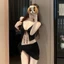 WANYEDI 3 Bộ Bikini Nữ, Bộ Đồ Bơi Nữ Ngọt Ngào Mặt Trước Dây Buộc, Thời Trang Thoải Mái Gợi Cảm Với Áo Ngực Bộ Bikini Tiệc Bể Bơi