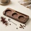 Đế Tam Giác Bằng Gỗ Họa Tiết Lót Espresso Bảng Bảo Quản Tam Giác Giá Đỡ Ban Ba Cắt Portafilter Giá Đỡ Trạm
