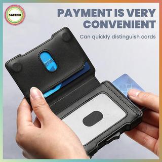 SAFENH RFID Bloing Ví Nhôm, Khe Da, Hộp Đựng Thẻ Nam VN