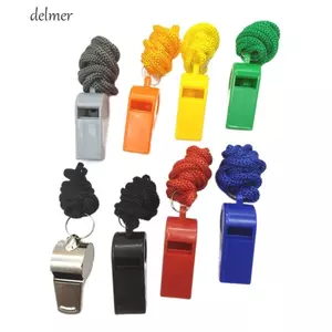 DELMER Còi khẩn cấp Bóng đá Nhựa thi đấu thể thao chuyên nghiệp Công cụ cổ vũ bóng đá