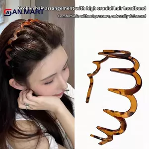 AN.MART Lược Tóc Zigzag Band Notched Woman Man Girl Quà Tặng Sinh Nhật Cứu Hộ Tóc Gãy Hiện Vật VN