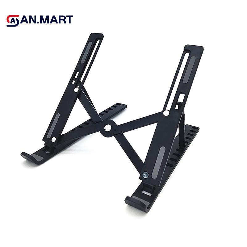 AN.MART Giá đỡ máy tính xách tay đa năng Giá đỡ máy tính xách tay có thể điều chỉnh cho đế làm mát có thể gập lại chống trượt cho máy tính xách tay / máy tính bảng / điện thoại VN