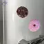 HFTOY 1 / 7 Chiếc Tủ Lạnh Donut Nam Châm Bánh rán PU Nhân Tạo Stiers Trang Trí Kawaii Trang Trí Tủ Lạnh Nhà Bếp Quà Tặng Trang Trí ~