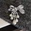 PNPIA- Sang Trọng Zircon Ngọc Trai Nơ sel Trâm Cài Thời Trang Cho Nữ Sáng Tạo Handmade Phù Hợp Với Corsage Chân Quần Áo Phụ Kiện Quà Tặng