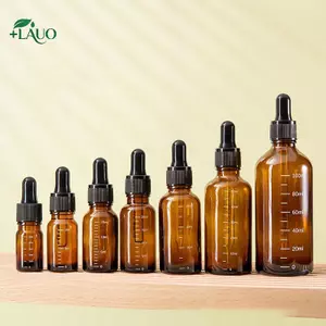Springevenstar 5ml-100ml Chai nhỏ giọt có quy mô Thuốc thử Giọt mắt Hổ phách Thủy tinh Hương liệu Chất lỏng tte Chai có thể nạp lại Chai du lịch Springevenstar