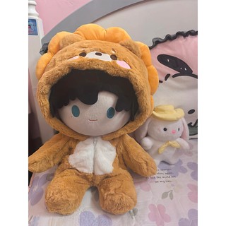 Sư Tử Nhỏ Dễ Thương Sang Trọng 40cm Động Vật Nhỏ Jumpsuit Ghế Kích Thước Giả Ichiban Phần Thưởng Quần Áo Cho Bé Không Có Thuộc Tính 6.2