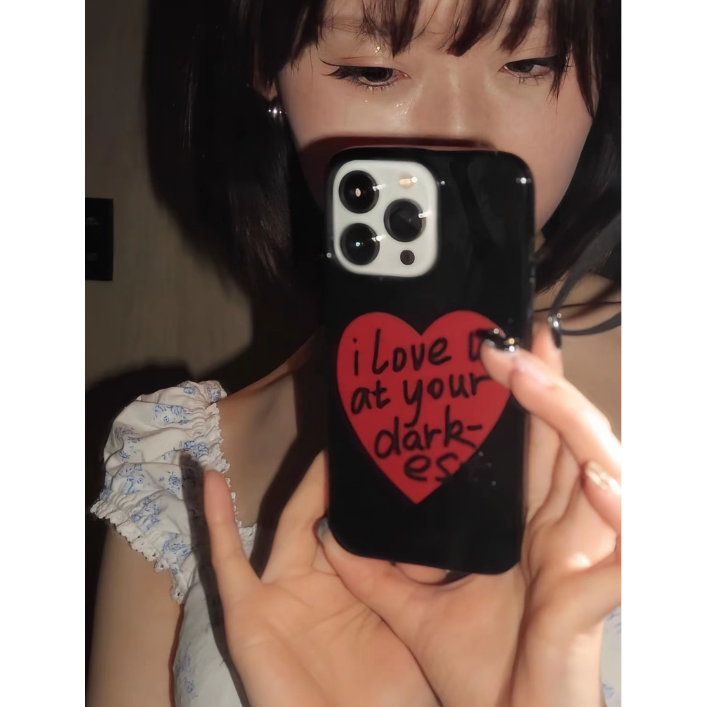 Ốp lưng TPU đen in hoa văn cho iPhone 17/16/15/14/13 Plus/X/XR/XS Max/8 Plus