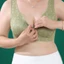 WANYEDI Nút Áo ngực cho con bú phía trước, Khóa phía trước mỏng Thiết kế chống chảy xệ Tập hợp đồ lót, Kích thước lớn Thiết kế không dây Chất liệu bông Áo ngực cho con bú bà bầu