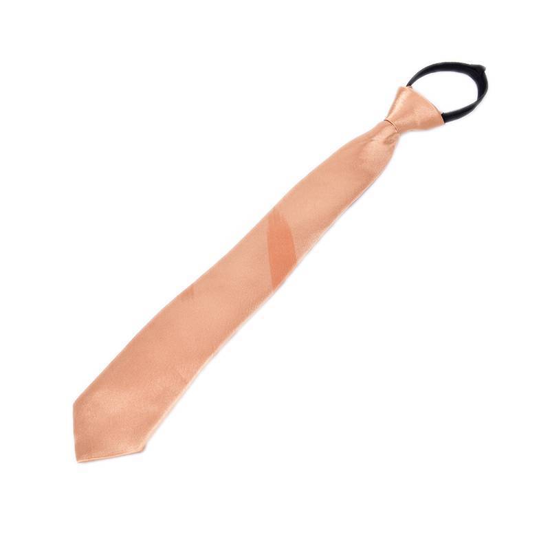PNPIA-Lười Netie Bé Trai Học Sinh Chắc Chắn Đám Cưới Slim Zip Up Ne Tie Mới