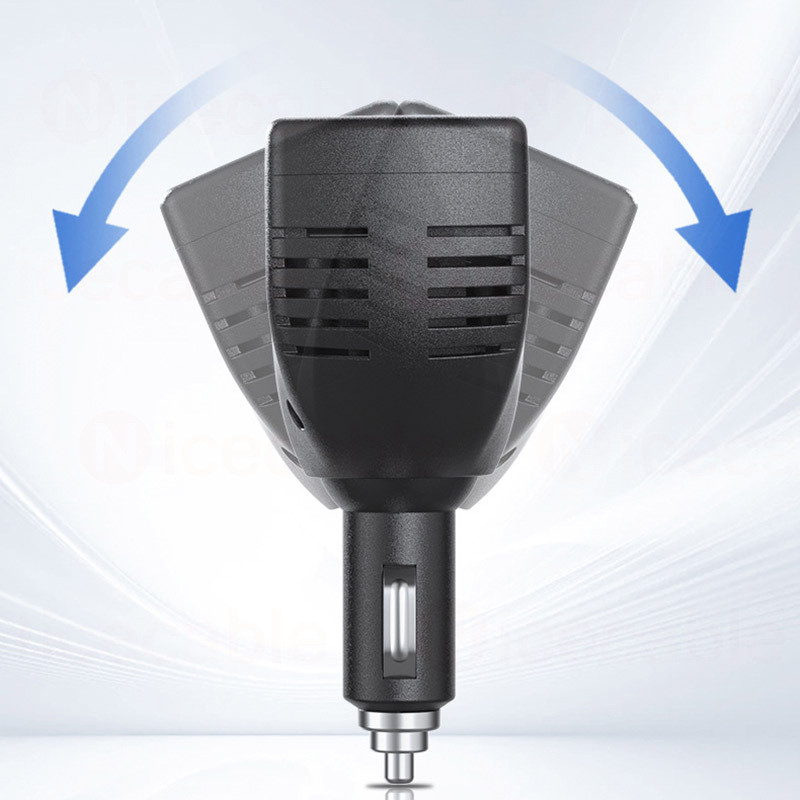 Biến tần thông minh ô tô đa chức năng 150W QC3.0 Giao diện USB / Type C sạc nhanh với màn hình kỹ thuật số thông minh 180° Sạc xe hơi xoay miễn phí