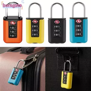 BORAGETE 3 Chữ Số Kết Hợp Khóa, Khóa Mật Khẩu Hải Quan TSA Chống Trộm, Dụng Cụ An Ninh Bền Đẹp Vali Hành Lý Mã Khóa Du Lịch