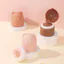 Hàng sẵn có Baby Puff Ribbon Ngắn sang trọng Baby Prickly Heat Puff Box Fluffy Puff BCPQ