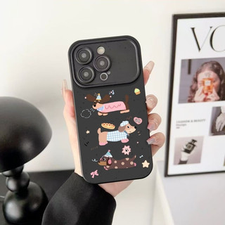 Bánh Dachshund Hàn Quốc Thích Hợp Cho iPhone 17 Pro Ốp Lưng Chống Sốc XS Max 15 Pro Max 17 Pro 11 Pro XR 12 14 16 ProMax 7 Plus 13 Ốp Điện Thoại Silicon Mềm Mờ