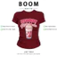 BOOM Áo Baby Tee Nữ Cotton Ôm Body-Áo Thun Ngắn Tay Y2K In Hình PhongCách Mùa Hè, Cổ Tròn Hàng Đầucách hàn quốc phong099