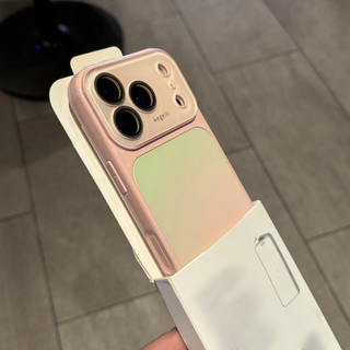 Ốp điện thoại cửa sổ lớn pha lê mới nở hoa cho iPhone17 16 15 14 13 12 Pro Max camera chống sốc bảo vệ toàn diện chống rơi mặt sau cứng