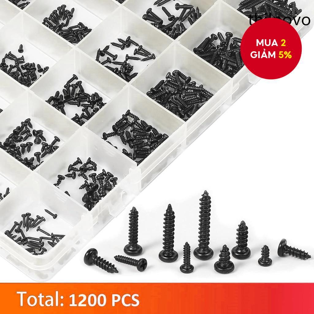 1200 Chiếc Đầu Chảo Tròn Vít Khai Thác Laptop Notebook Máy Tính Vít Bộ ...