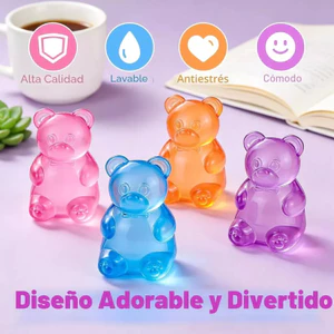 Mô Phỏng Sống Động Gấu Kẹo Bóp Đồ Chơi Mượt Mờ Mòn Mòn Mòn Mòn Nhọn Chậm Chống Căng Thẳng Fidget Đồ Chơi Văn Phòng Phẩm Hộp Trang Trí Máy Tính Để Bàn Nhà