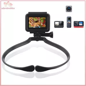 THÊM Hands Free Wearable Ne Holder Giá đỡ điện thoại lười Giá treo đa năng cho 15ProMax Samsung GoPro Do Station Braet BSS