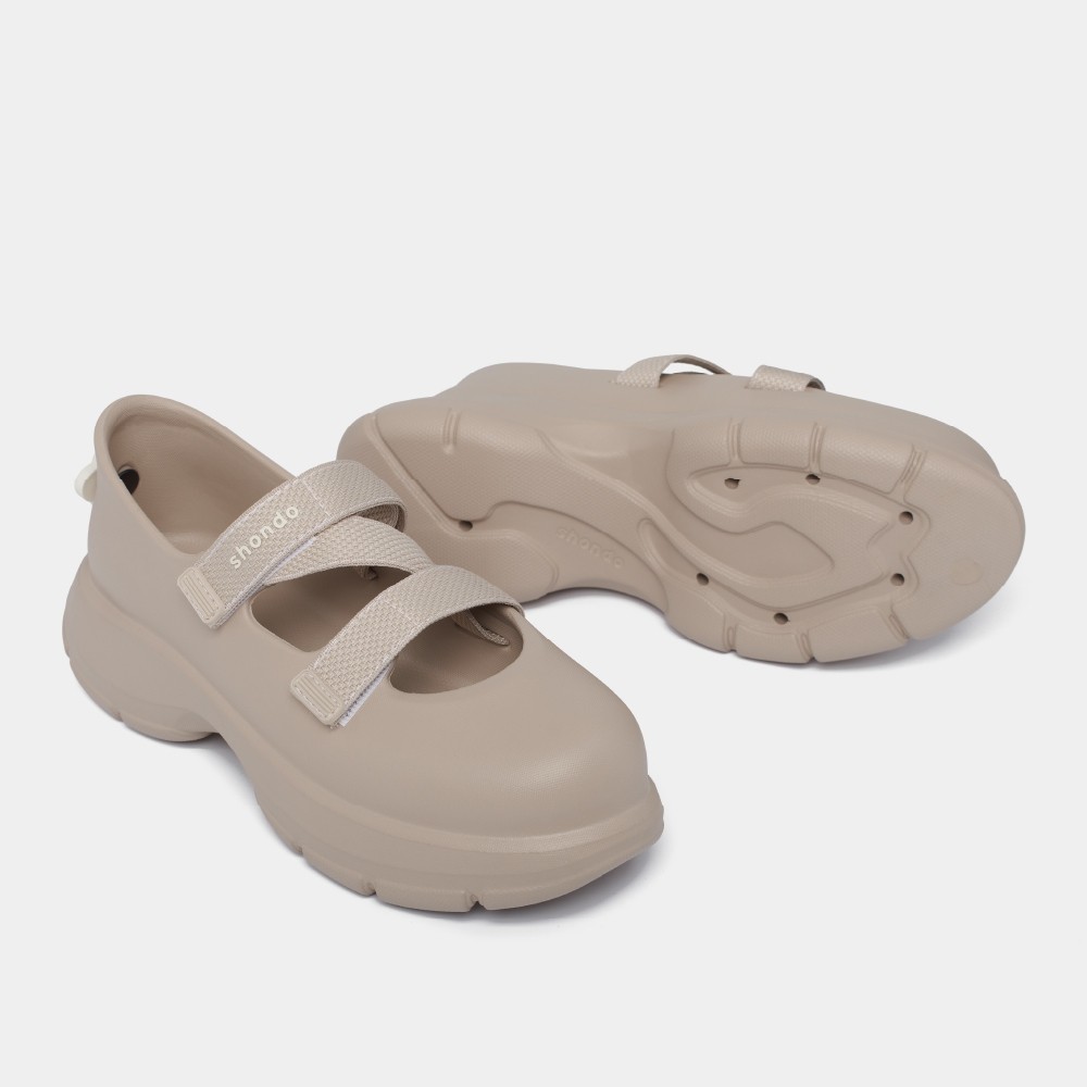 Giày Búp Bê Thể Thao Shondo Ballet Sneaker Nữ Dreamie Đế Cao 4cm Tôn Dáng Nhiều Màu | BigBuy360 - bigbuy360.vn