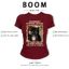 BOOM Áo Baby Tee Nữ Cotton Ôm Body-Áo Thun Ngắn Tay Y2K In Hình PhongCách Mùa Hè, Cổ Tròn Hàng Đầucách hàn quốc phong130