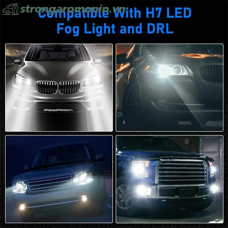 ST 2 Chiếc H7 LED Bóng Đèn Pha Ô Tô 110W 6000K Siêu Sáng Chống Thấm Nước ST