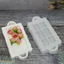 Exhila Khuôn Khay Nhựa Hình Chữ Nhật Linh Hoạt Có Tay Cầm Cho DIY Craft Display Pieces