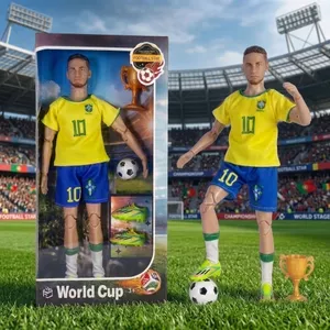 Ngôi Sao Bóng Đá Messi Cristiano Ronaldo Neymar Mẫu 30cm Cầm Tay 2026 World Cup Khớp Di Động Quạt Bóng Đá Để Bàn Trang Trí