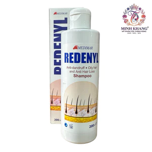 Dầu gội mọc tóc, giảm gàu, dầu và rụng tóc REDENYL Shampoo 200ml [ MK ]