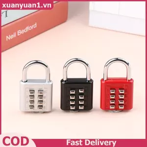 XUAN 8 Chữ Số Mật Khẩu Mã Kết Hợp Padlo Hợp Kim Kẽm Vali Cho Hành Lý Du Lịch Mã Thông Minh Lo Mã Chìa Khóa Chống Trộm Lo VN