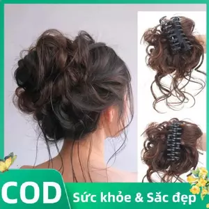 Trong Kho Lộn Xộn Xoăn Tóc Búi Tóc Đàn Hồi Kẹp Tóc Scrunchy Hairpieces 60-100 Miếng Cá Tuyết