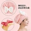 Mật Độ Cao Lông Cừu San Hô Sấy Tóc Nơ Lớn Mũ Công Chúa Dày Thấm Hút Tóc Khăn Bọc Khăn Trùm Đầu Nhanh Khô Mũ Tắm GM