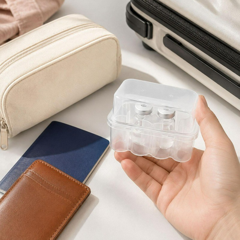 [GUUDUU] Hộp đựng lọ lật 3 / 5 / 7 / 10ml - Hộp chia trong suốt - Hộp đựng Microtube Snap-on - Hộp phân loại ống mẫu - Hộp đựng chai thử nghiệm / Giao hàng miễn phí