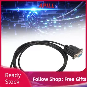 apill Yoidesu RS232 DB9Pin Female sang RJ11 RJ12 Cable Serial Console cho Drive Stepper Devices với đầu nối vỏ kim loại được bảo vệ hoàn toàn 6ft