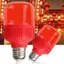 Bóng đèn LED màu đỏ công suất cao HL E27 / B22 AC 220V 5W 10W 15W 30W Độ sáng cao Đèn điểm Lễ hội Bóng đèn năm mới Đèn Giáng sinh LMWU