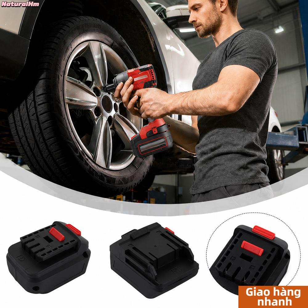 [Vận chuyển nhanh] Bộ chuyển đổi pin Lithium 2 trong 1, đế nhựa 18V cho tua vít, cờ lê