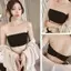 < YEI > Áo Ngực quây Nữ Vô Hình Ngực Gợi Cảm Ống Top Màu Ren Bên Quần Lót Mới
