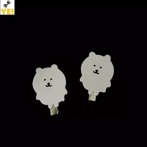 < YEI > 5 / 10 Kẹp Tóc Gấu Trắng Dễ Thương Kẹp Bên Dễ Thương Và Ngọt Ngào Cho Nữ Phụ Kiện Thời Trang Mới