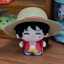 PS1 ONE PIECE Monkey D. Búp bê sang trọng Luffy Plushie có mũ rơm Túi dễ thương Charm SP1