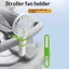 AIHOM Dây Đeo Silicon Đèn Pin Quạt Giá Đỡ Cho Xe Đạp Đường Núi Xe Đẩy Co Giãn Băng Đa Năng Thể Thao Ngoài Trời Phụ Kiện Làm Mát,