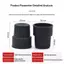 AIHOM Bla Bảo Vệ Cắm 2 10 Chiếc Trục Trung Tâm Vít Cho Xe Tay Ga Chân Krutch Dễ Dàng Phù Hợp Cho Xe Tay Ga Thông Thường Upkeep,