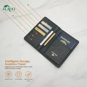 Ví đựng hộ chiếu chống nước Springevenstar Da PU bền Kích thước du lịch cho thẻ tín dụng và nhận dạng Springevenstar