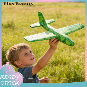 < Pluscloth > Đồ chơi máy bay xốp Eva dành cho trẻ em – Máy bay lượn cầm tay nhẹ đầy màu sắc Máy bay bay ngoài trời giáo dục và an toàn cho trẻ mới biết đi Bé trai Bé gái Mô hình máy bay vui nhộn đầy màu sắc