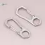Móc khóa bằng thép không gỉ Carabiner 2 5 chiếc Khóa Bule chắc chắn Kẹp lò xo nhẹ để cắm trại ngoài trời Du lịch Sử dụng mới