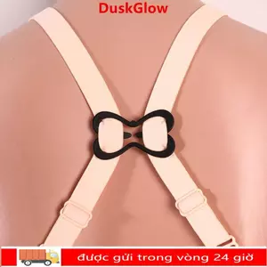 Áo ngực DUSKGLOW Dây đeo chống rơi, Đồ lót vô hình chống trượt Khóa chống trượt, Bán chạy Đồ lót chống trượt Vai trong suốt Kẹp có thể điều chỉnh Dây đeo Đồ lót