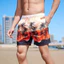 2026 Mới Họa Tiết Cây Dừa 3D In Hình Nam Mùa Hè Phong Cách Hawaii Quần Short Đi Biển Nhanh Khô