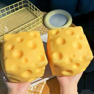 【BabyJoy】Đồ chơi bóp phô mai Jumbo,squishy,chậm đàn hồi,có thể tạo hình, bóng giảm căng thẳng
